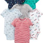 Simple Joys by Carter's Baby Boys' Short-Sleeve Bodysuit, Pack of 6